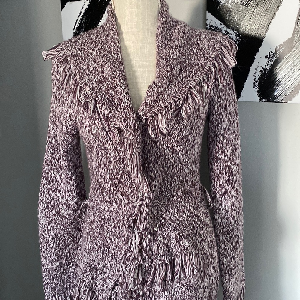 BEBE sweater / duster - Picture 2 of 11